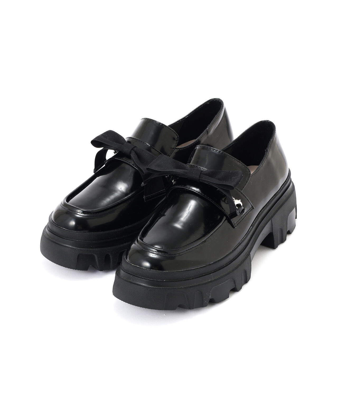 ビジュー付きカスタムローファー