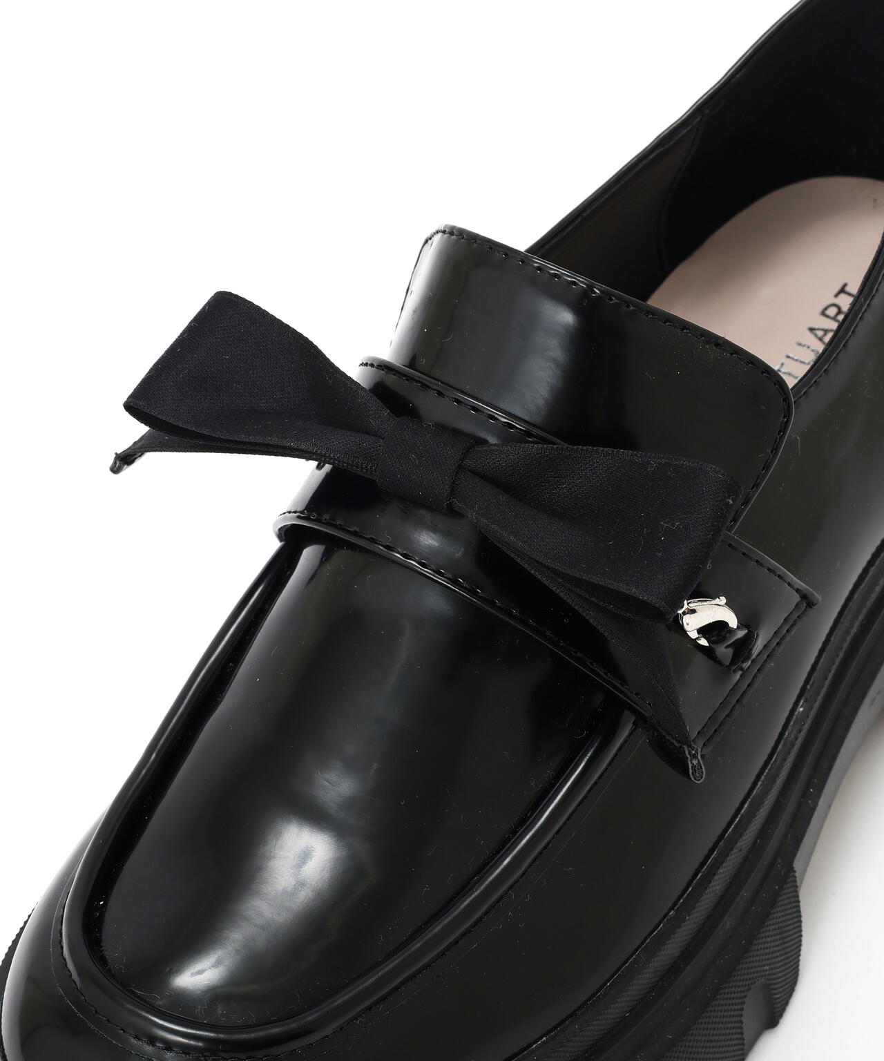 ビジュー付きカスタムローファー