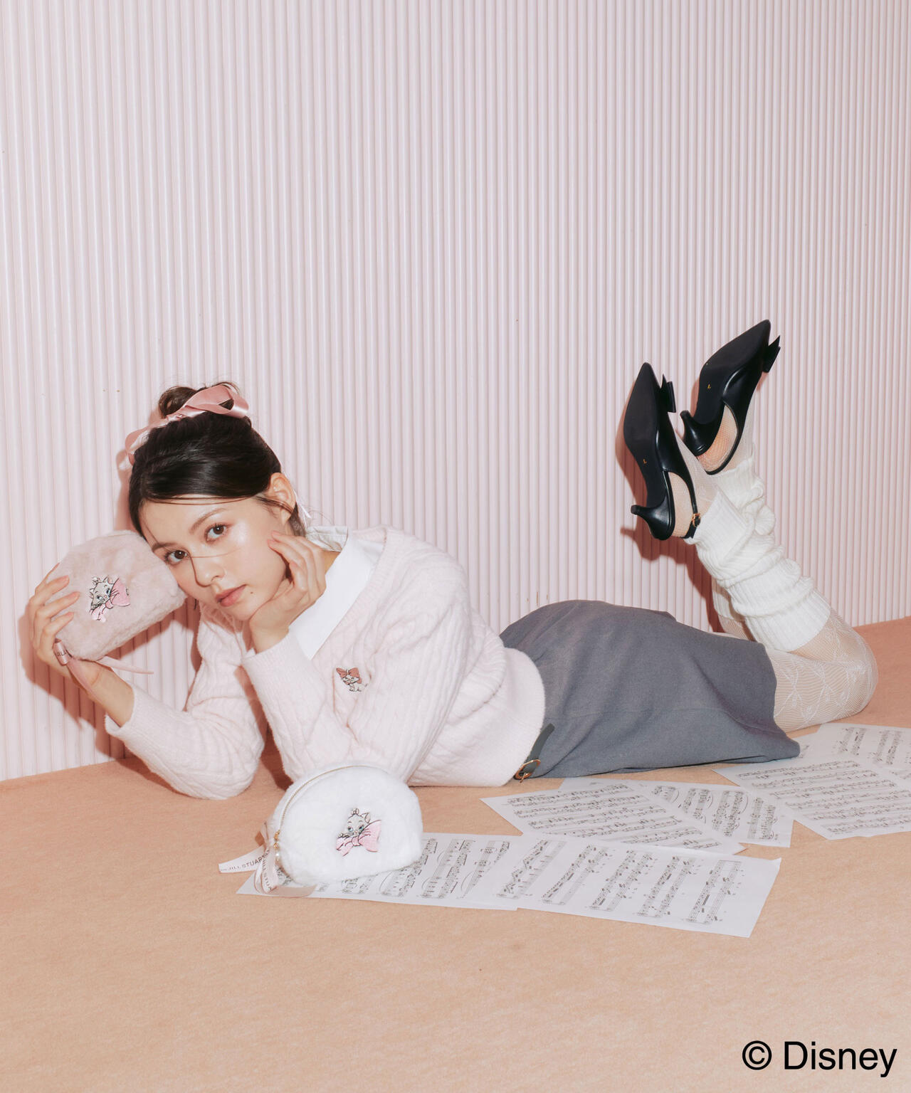 Disney Marie/ラウンドポーチ