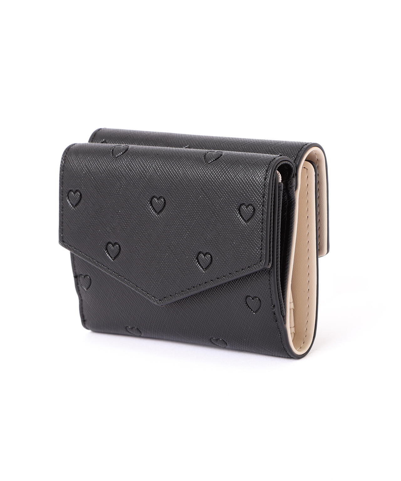 エンボスハートウォレット