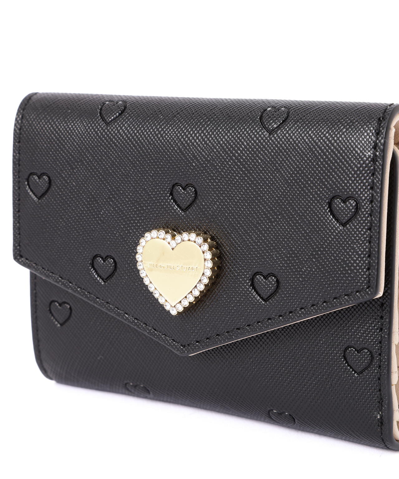 エンボスハートウォレット