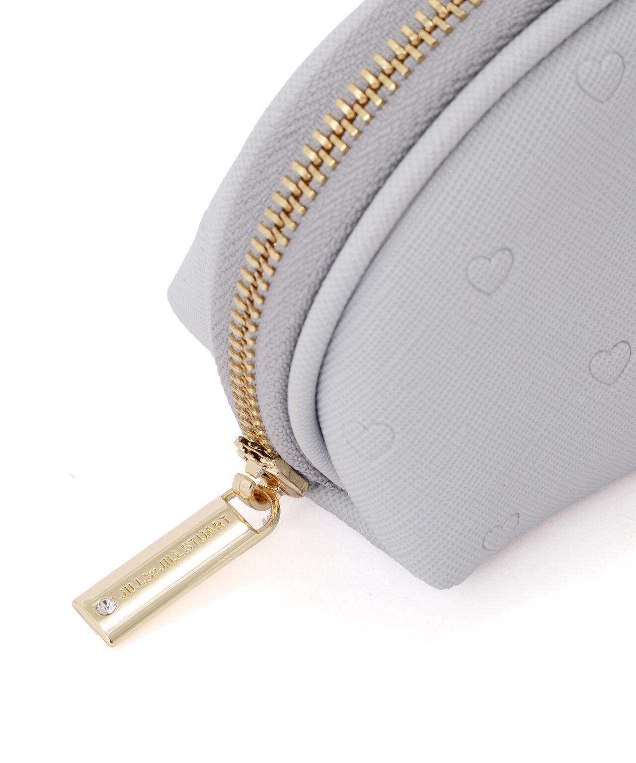 エンボスハートポーチ