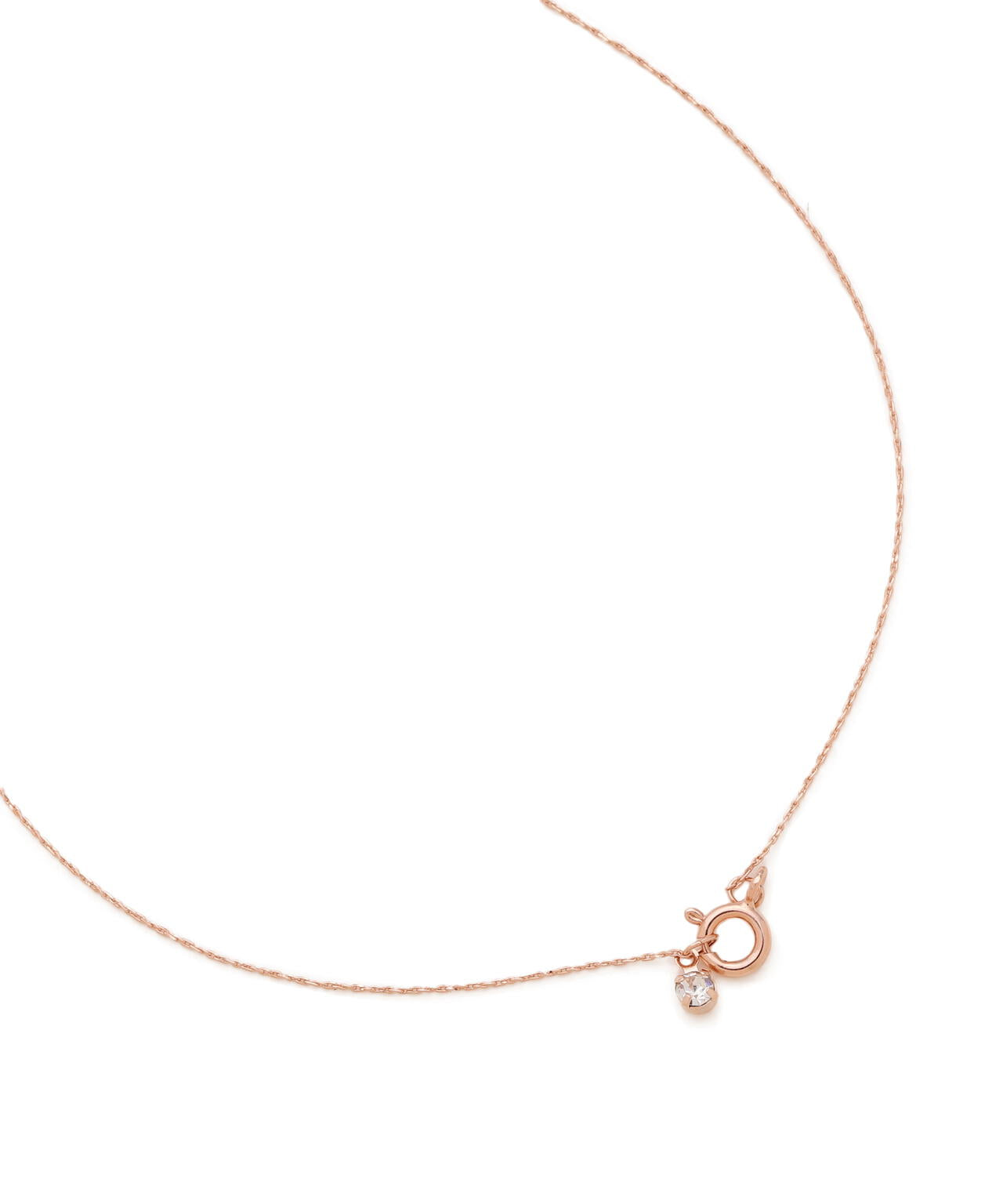 Cubic プチリボンネックレス