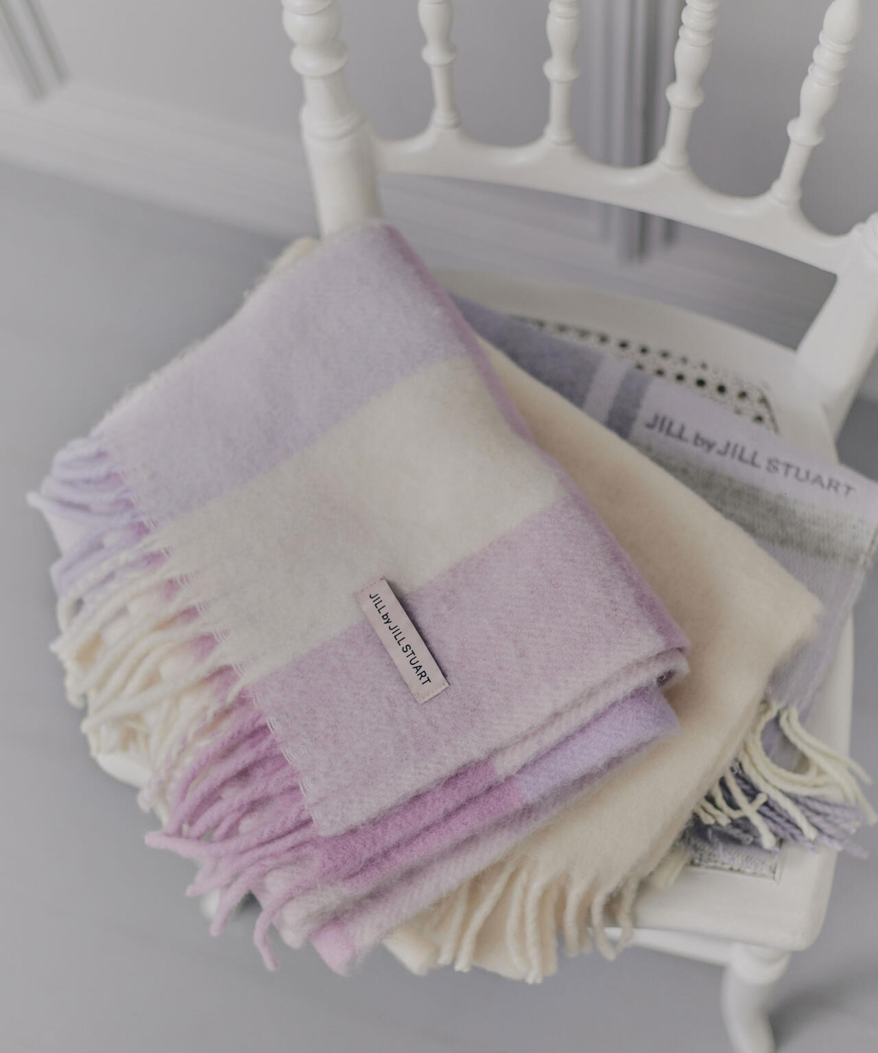 ブロックチェックストール