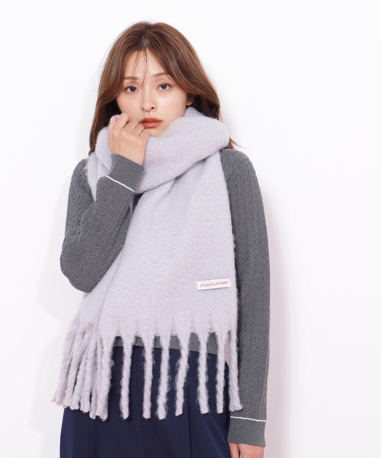 ループヤーンフラッフィーストール