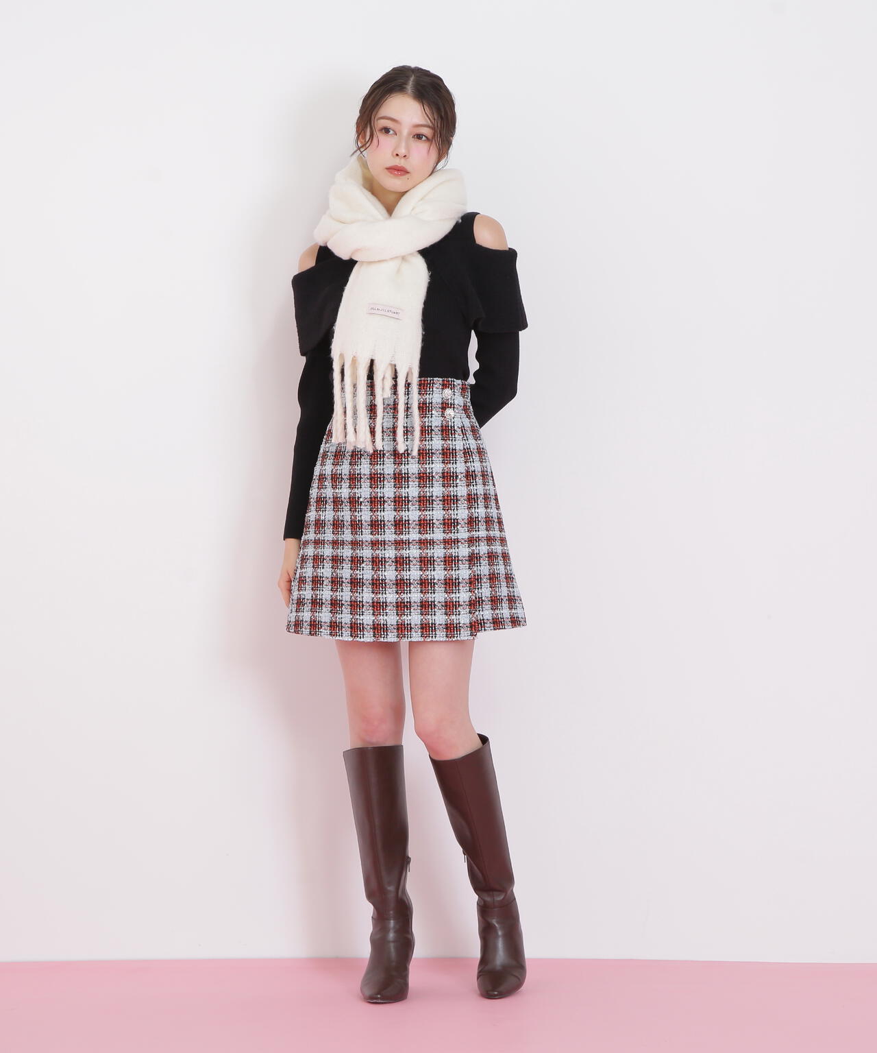 ループヤーンフラッフィーストール