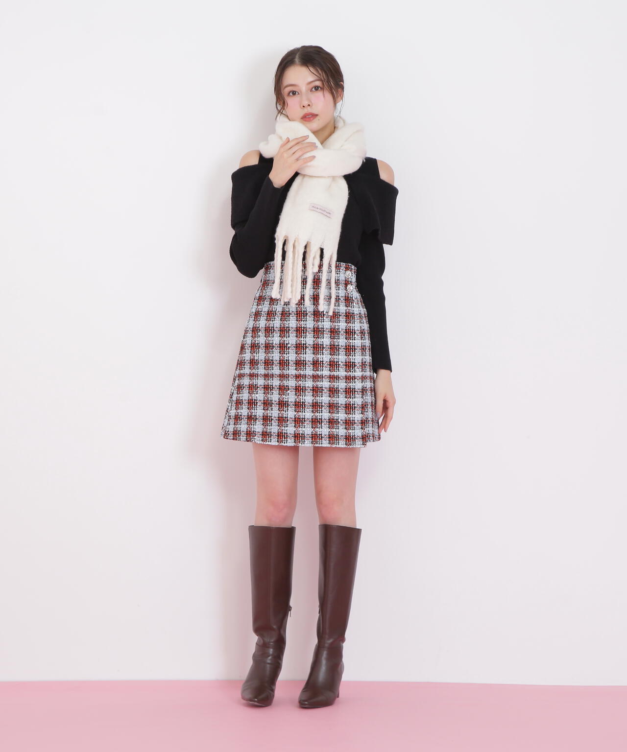 ループヤーンフラッフィーストール