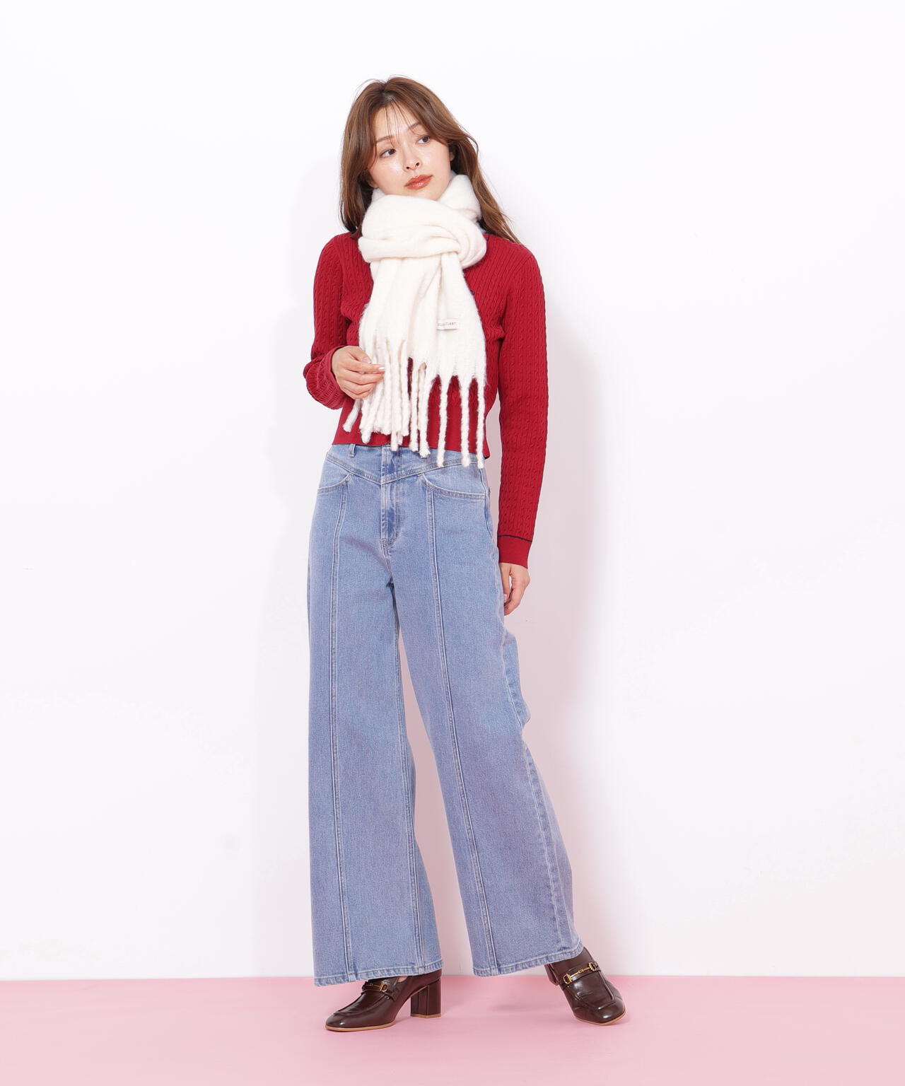 ループヤーンフラッフィーストール