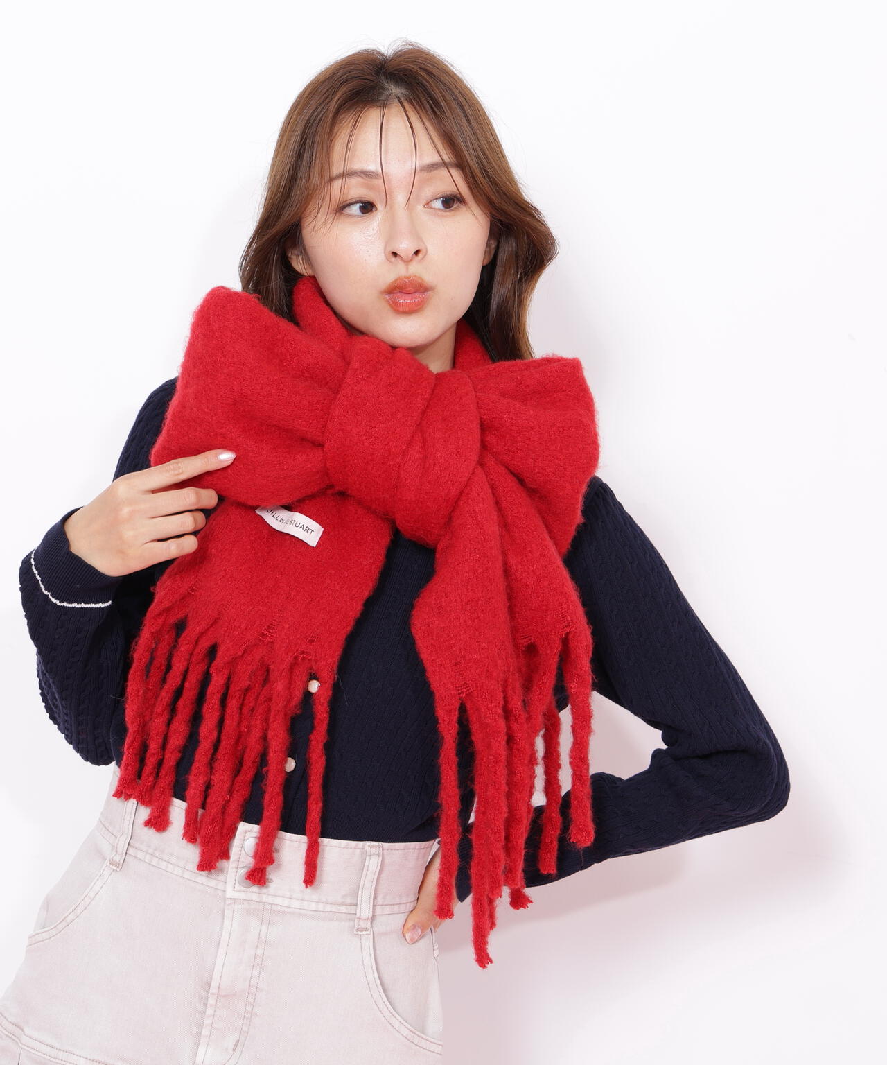 ループヤーンフラッフィーストール