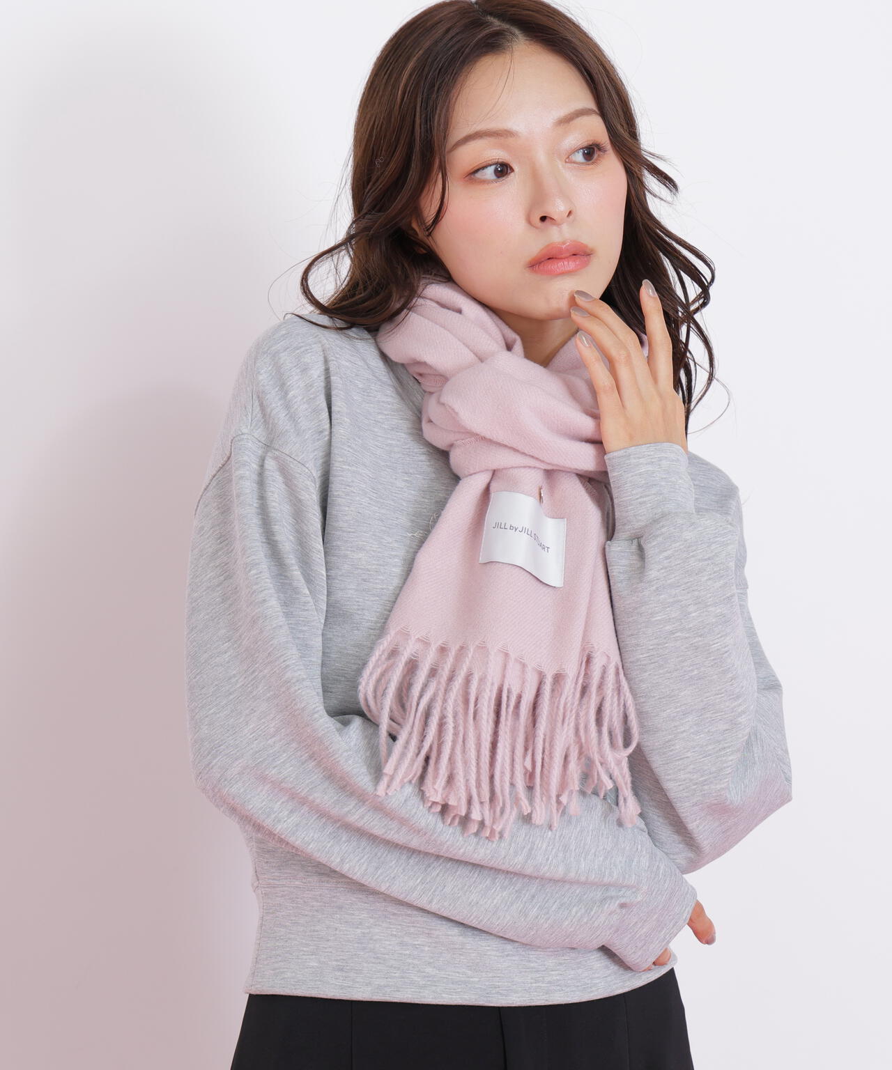 ハートトッピングストール