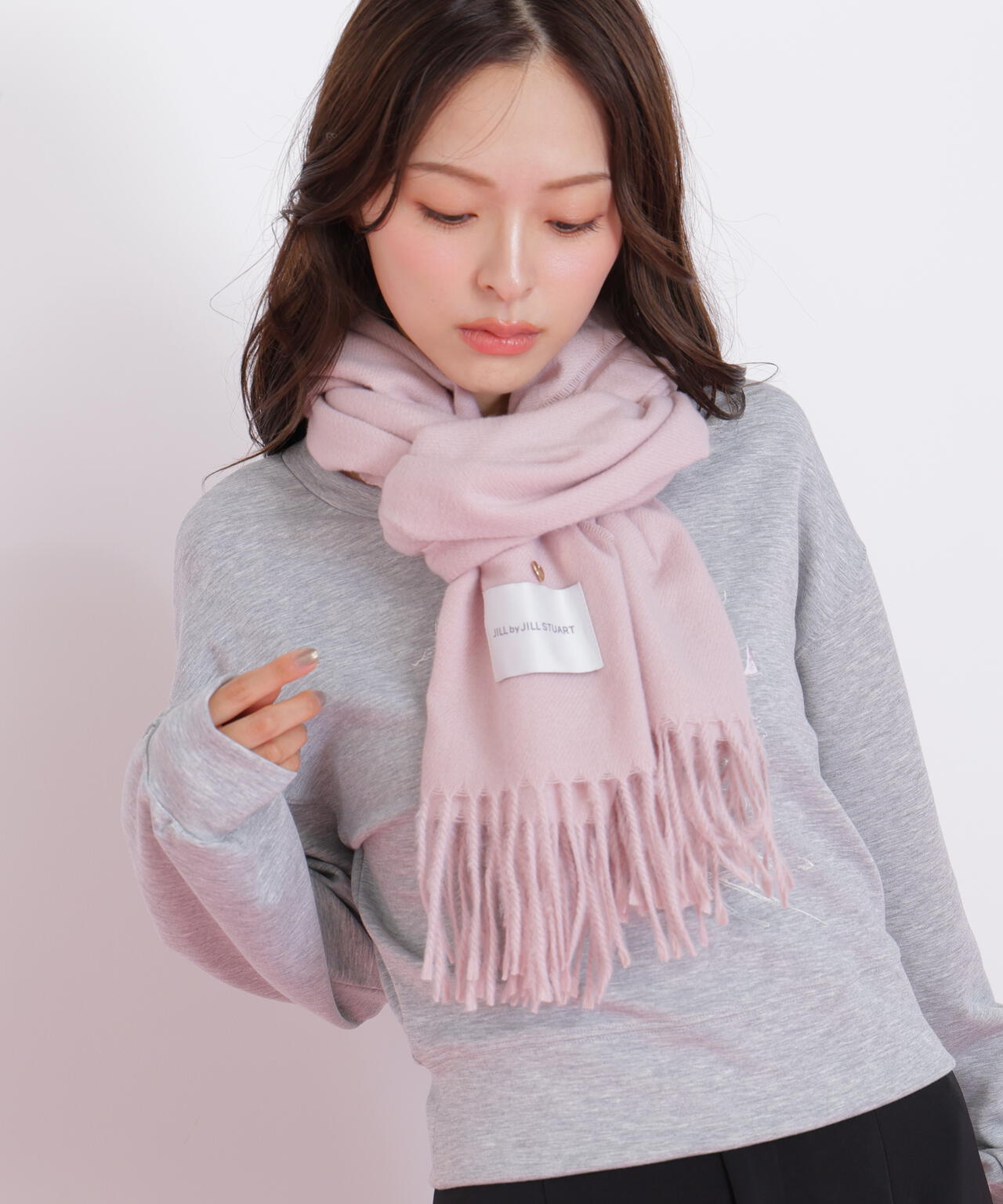 ハートトッピングストール