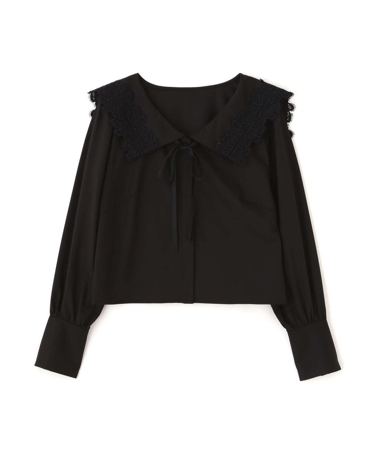 レースセーラーカラーブラウス