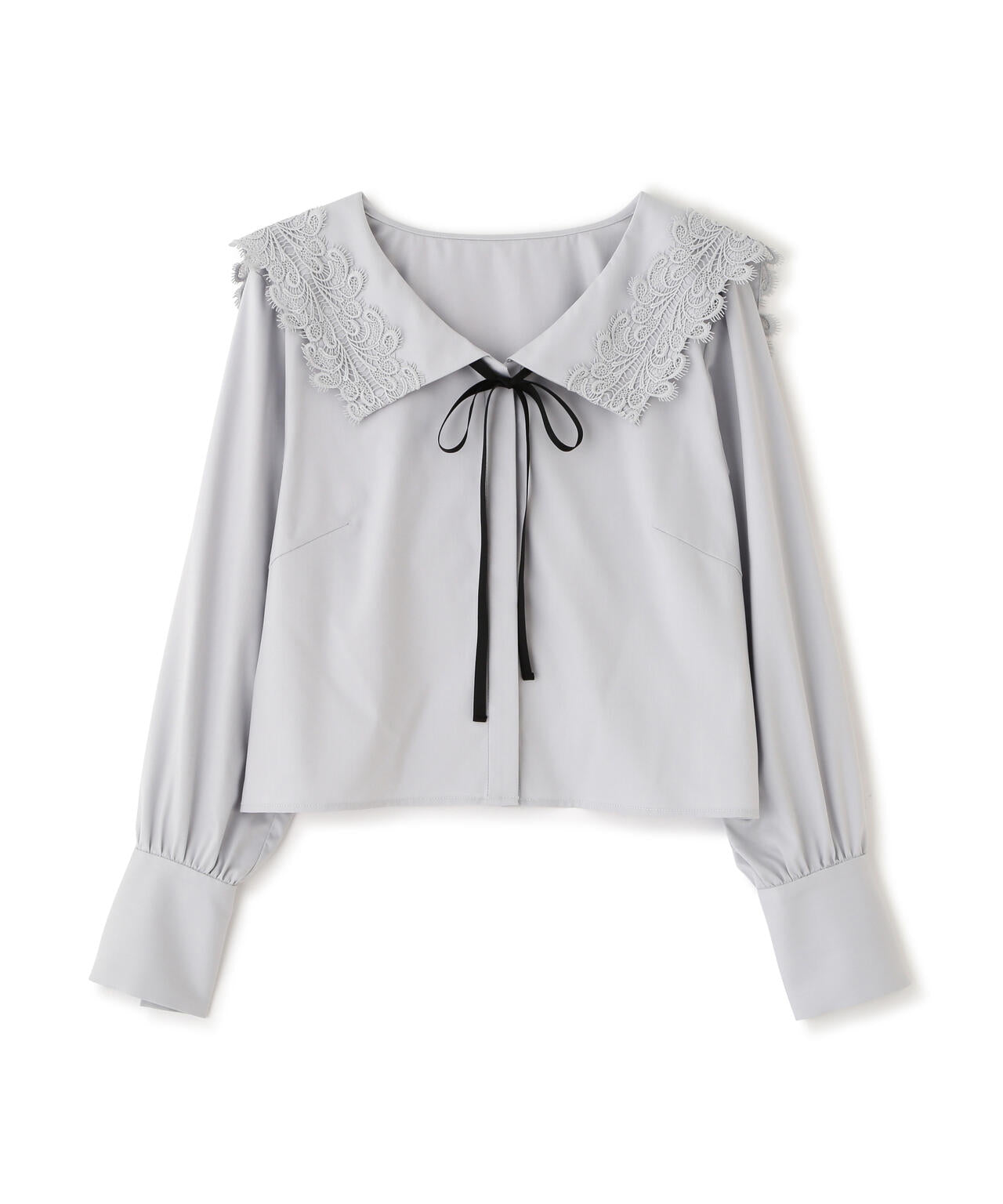 レースセーラーカラーブラウス