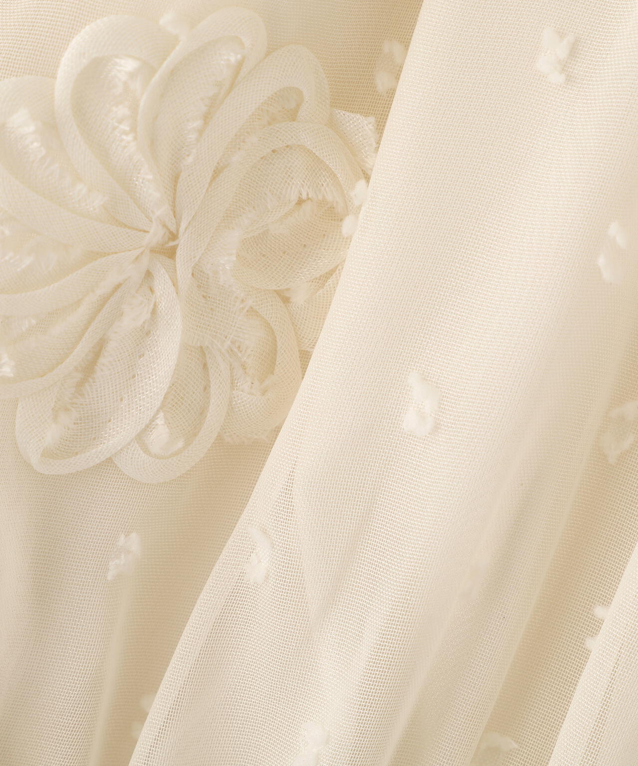 2way立体レースブラウス