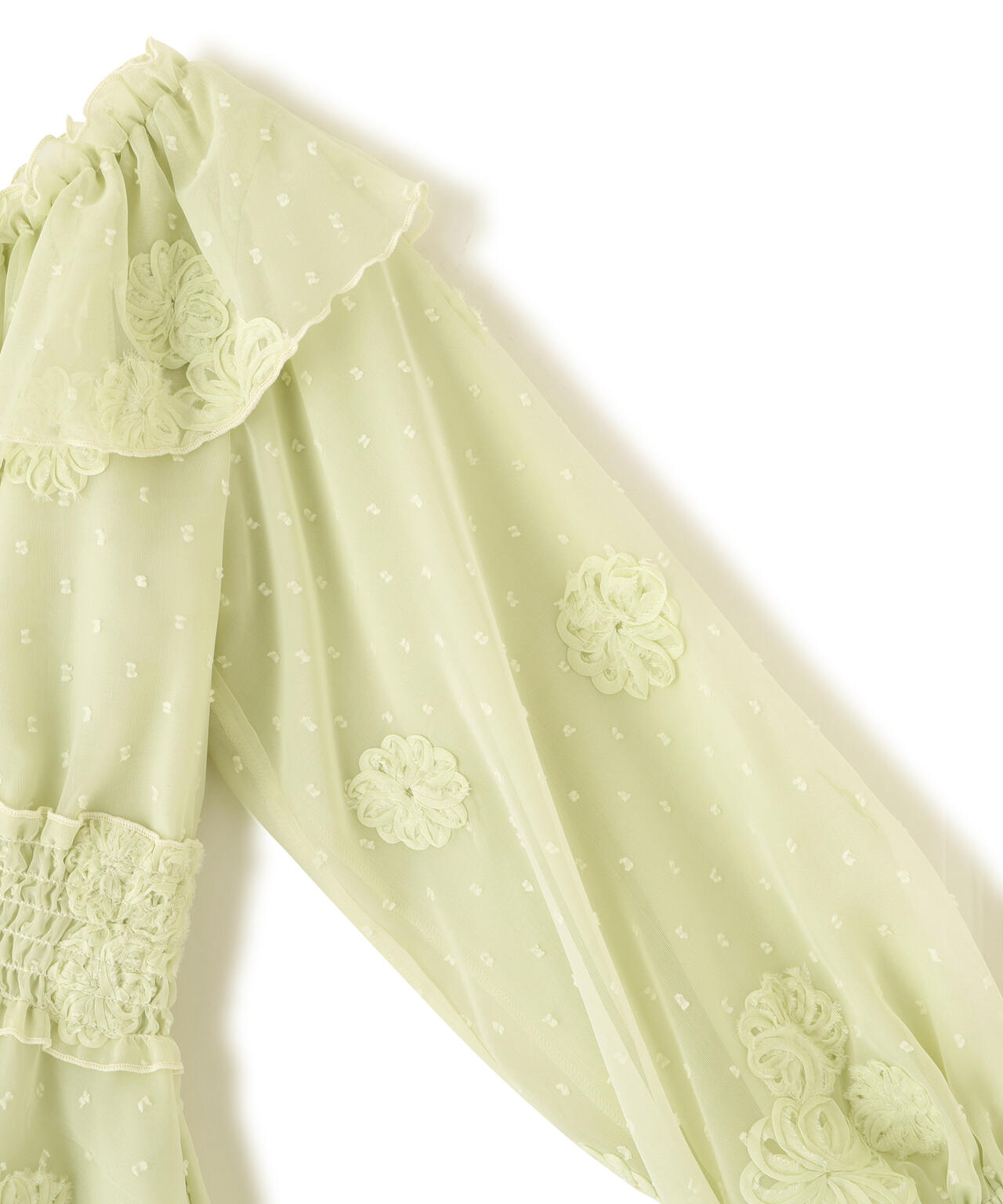 2way立体レースブラウス