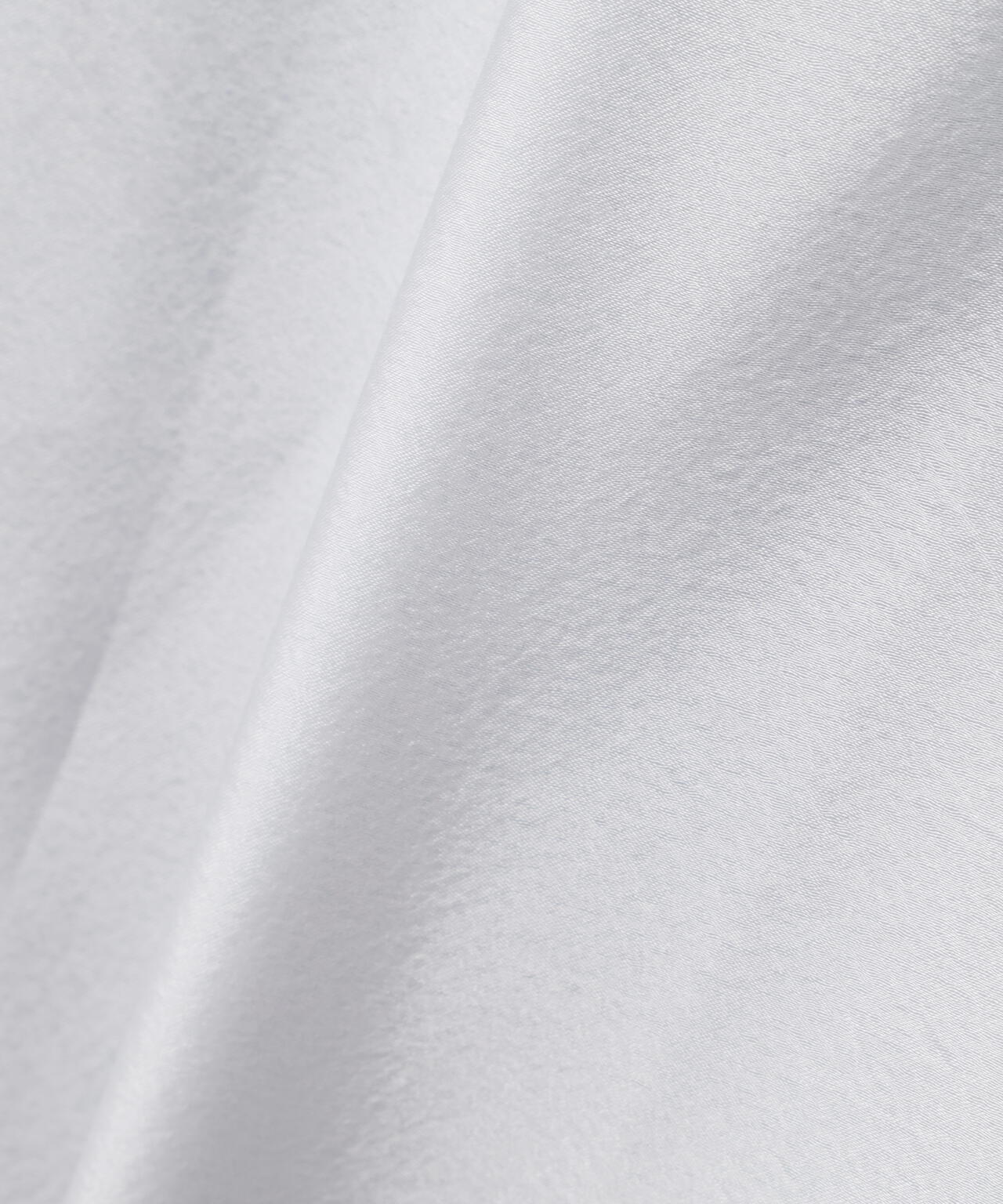 袖タックシアーボウタイブラウス