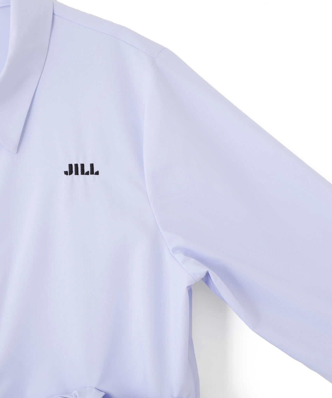 フリルヘムショートブラウス