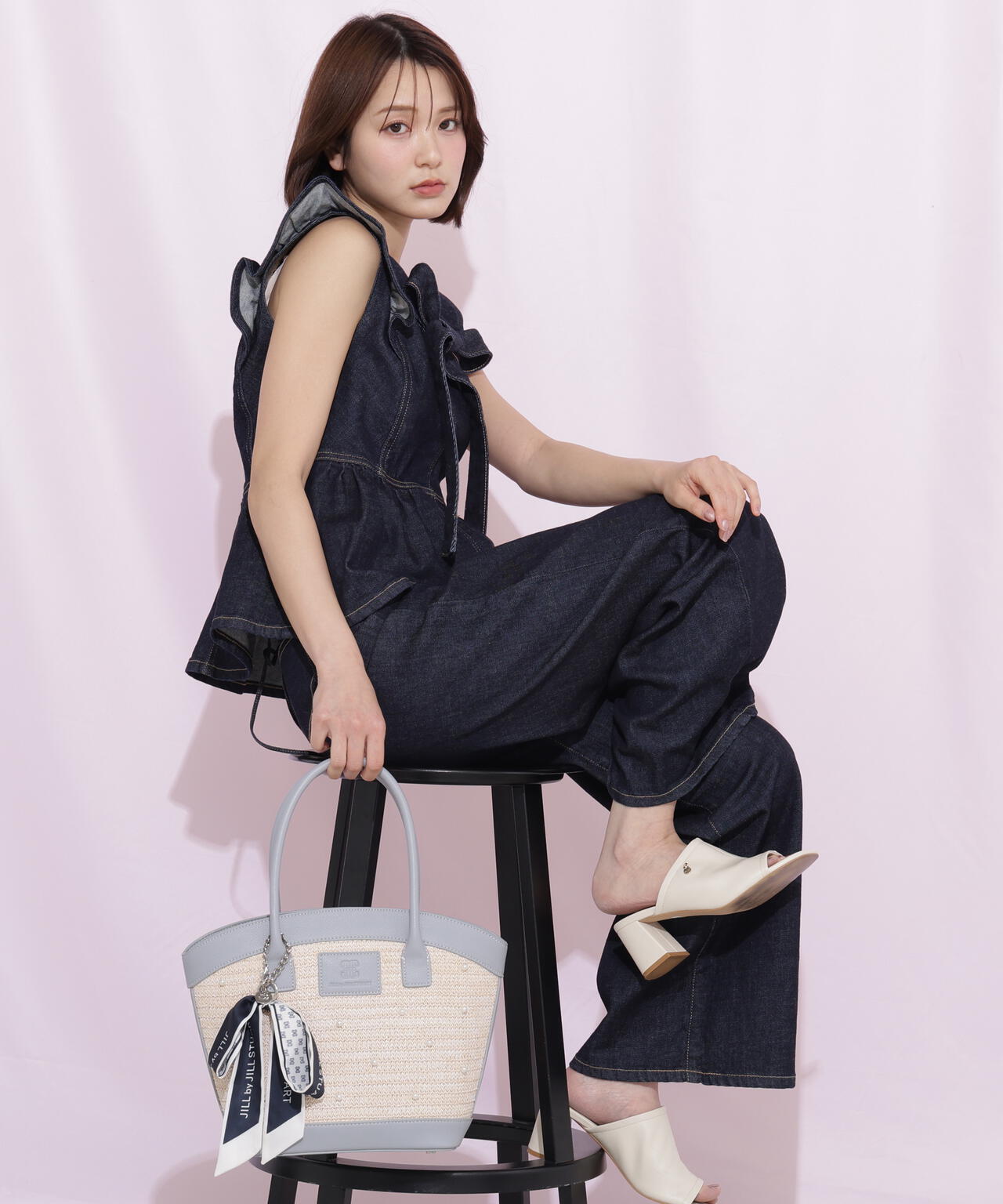 SOMETHING 別注デニムビスチェ