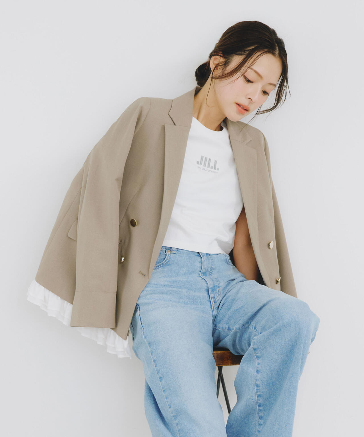 162cm 着用サイズ:FR