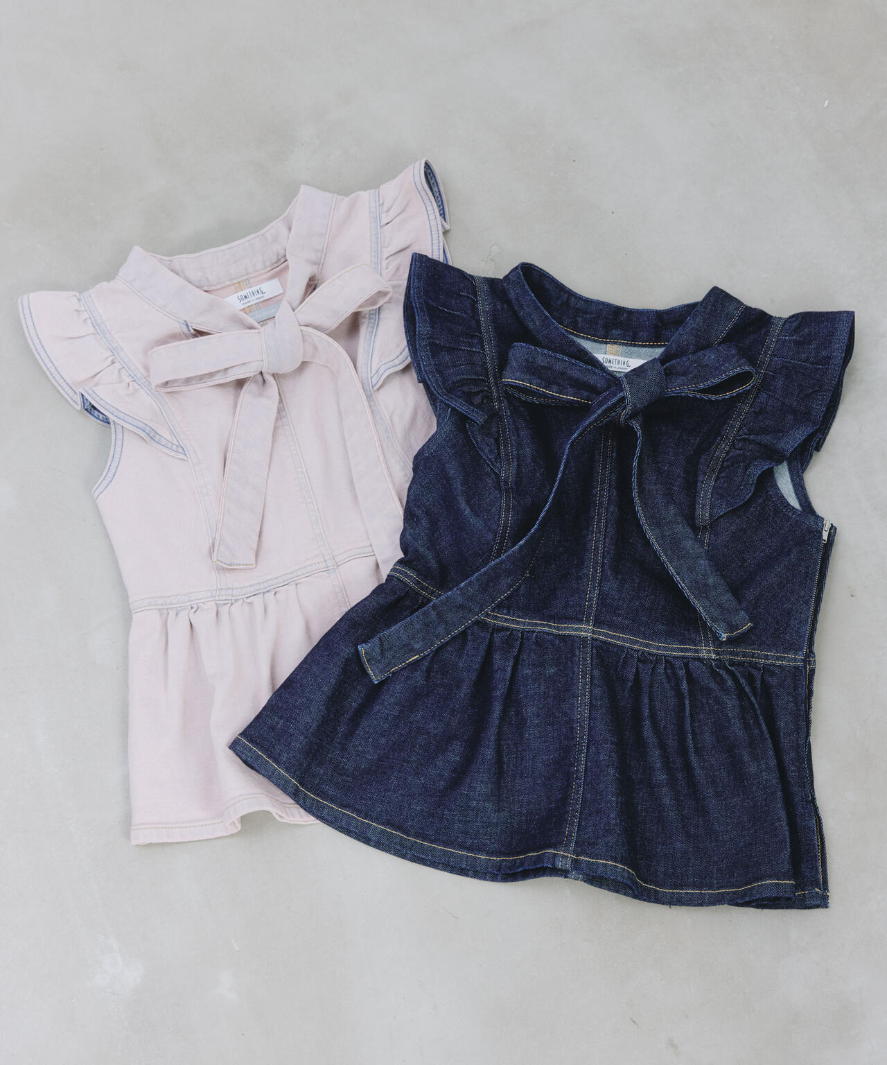 SOMETHING 別注デニムビスチェ