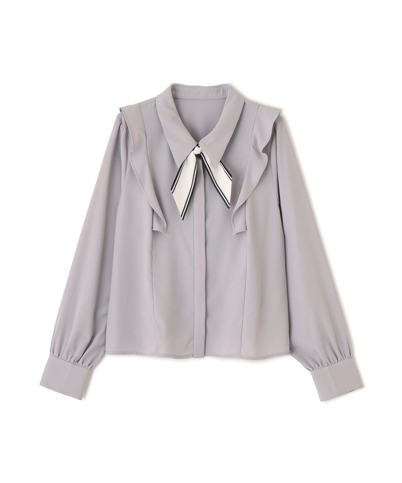 スカーフ付きブラウス