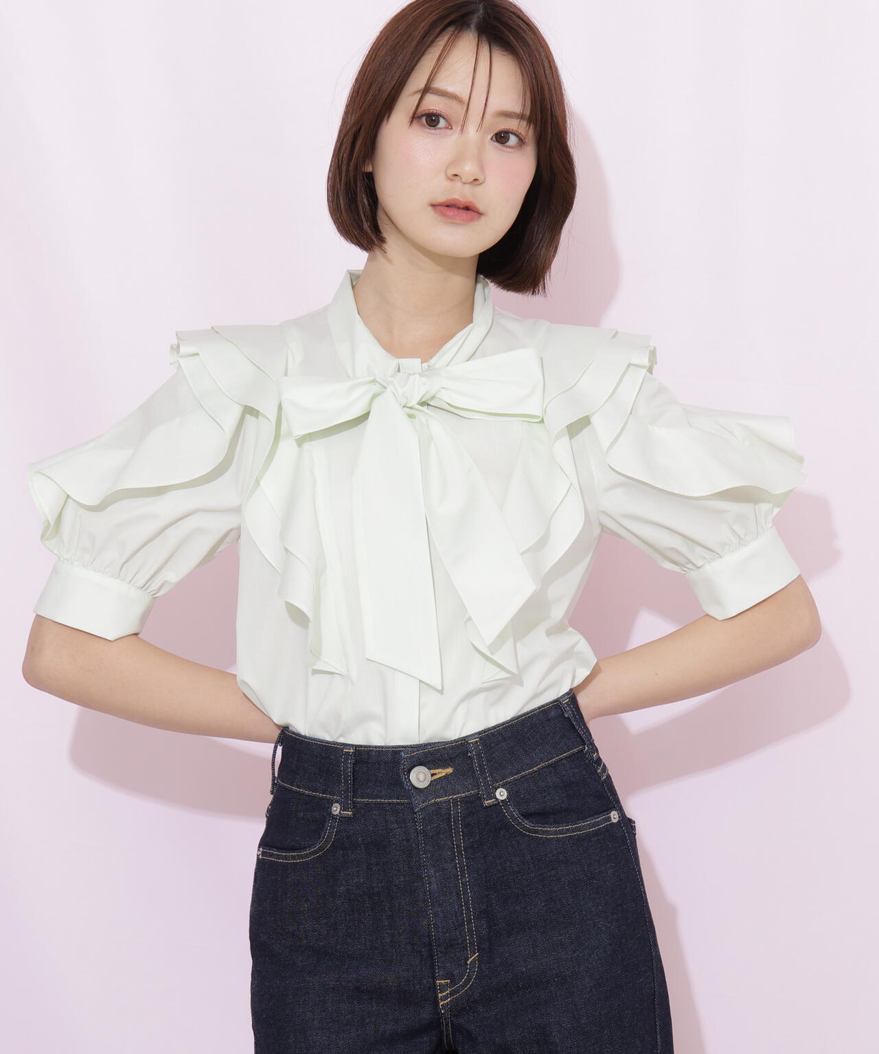 162cm 着用サイズ:FR