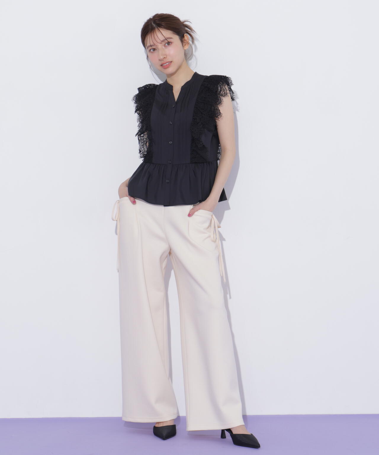 161cm 着用サイズ:FR