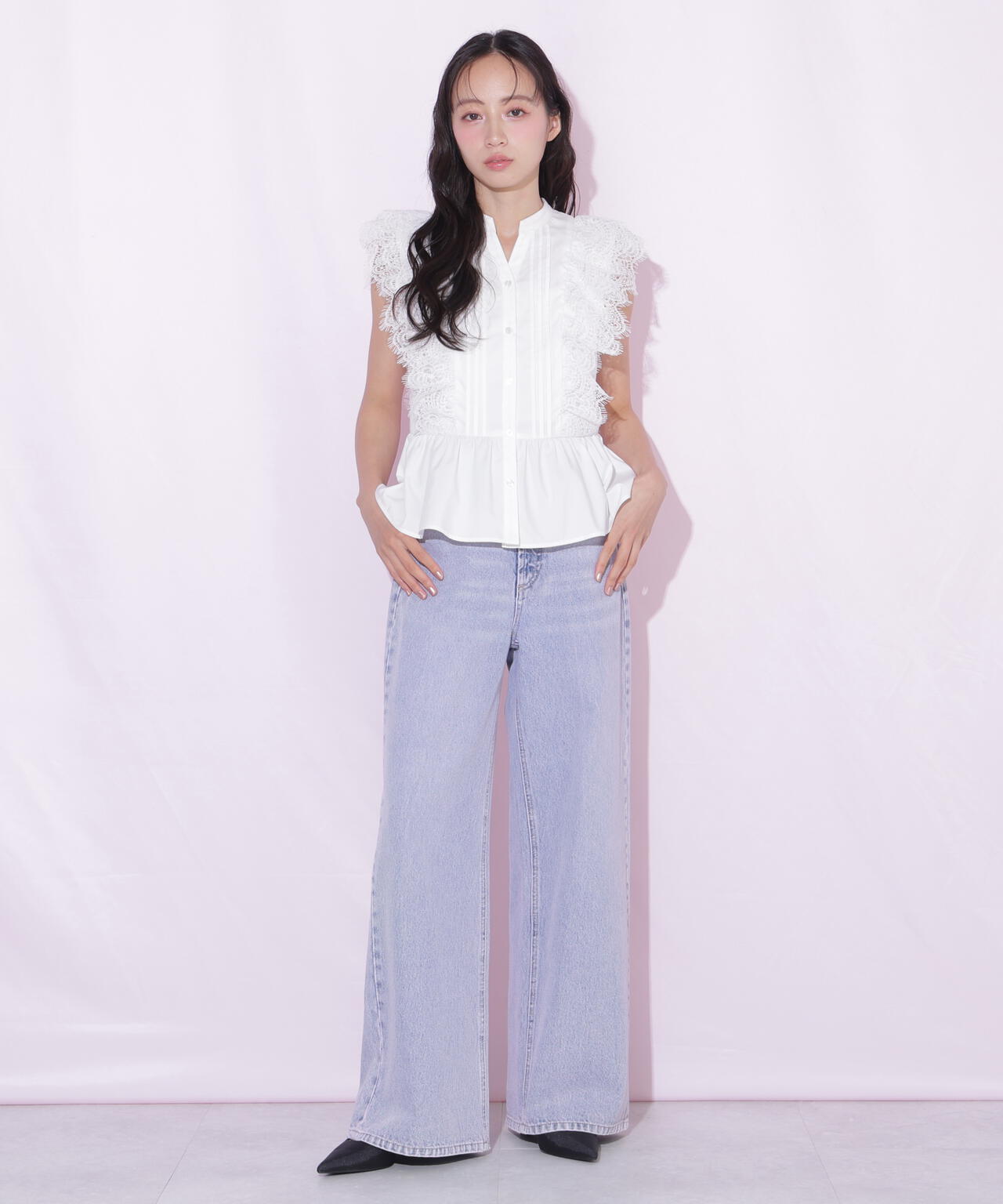161cm 着用サイズ:FR