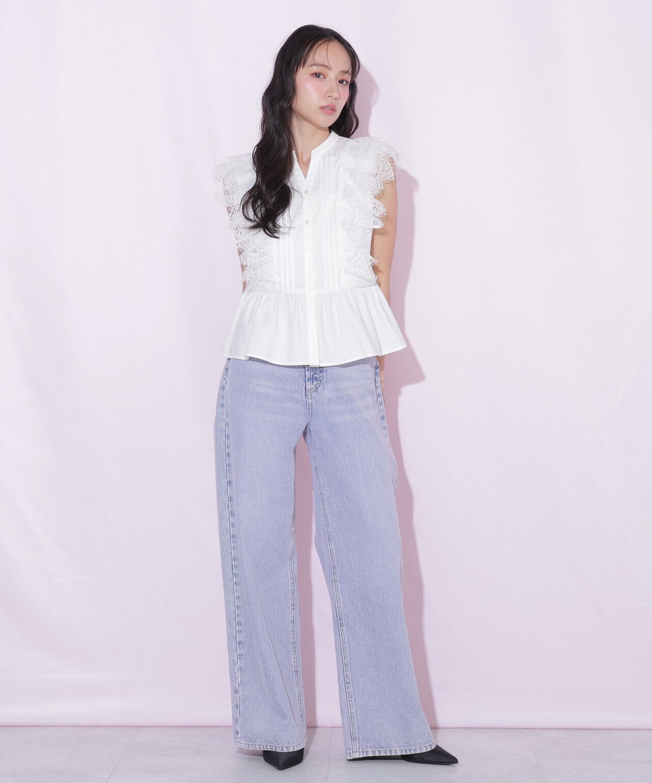 161cm 着用サイズ:FR