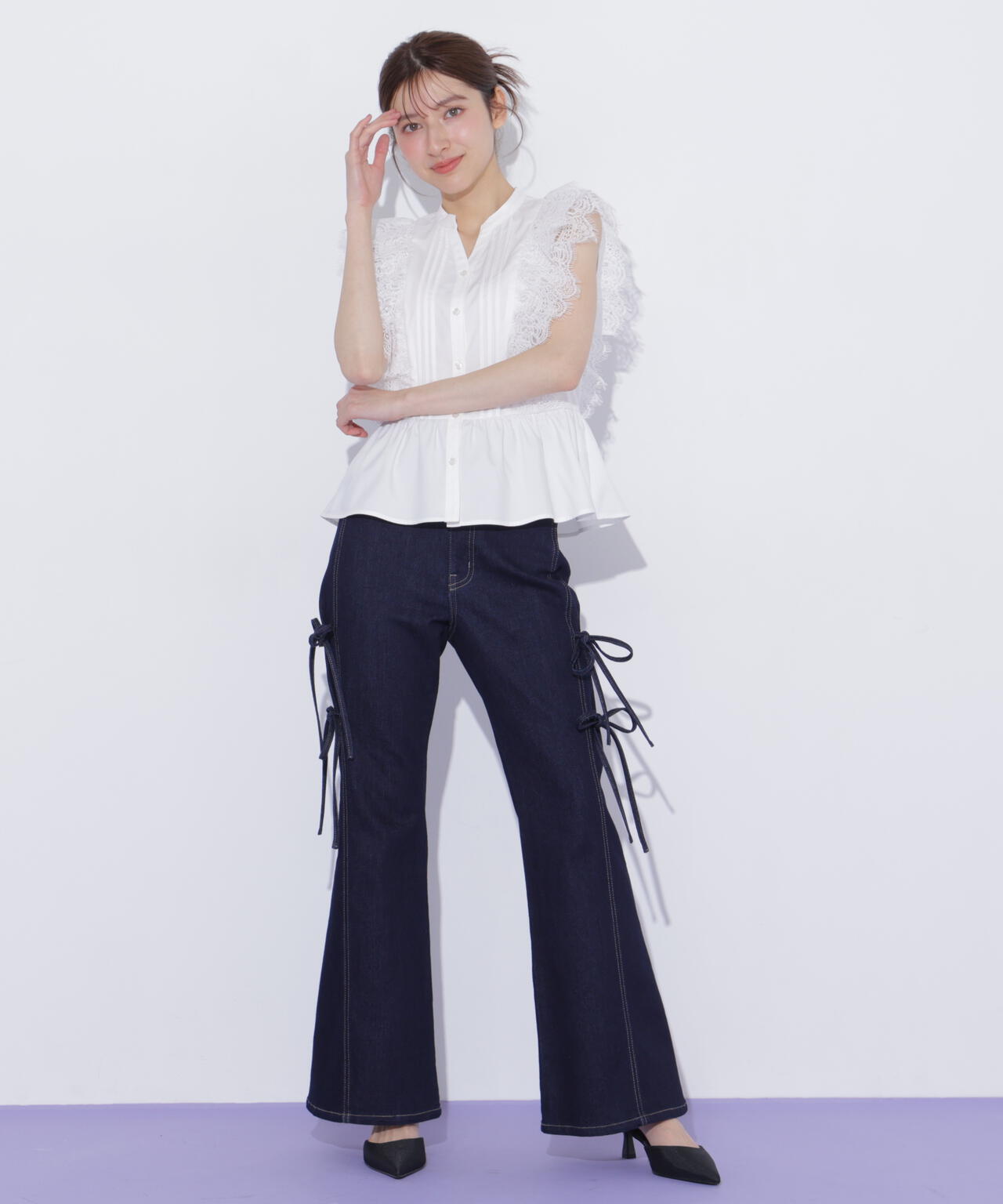 161cm 着用サイズ:FR