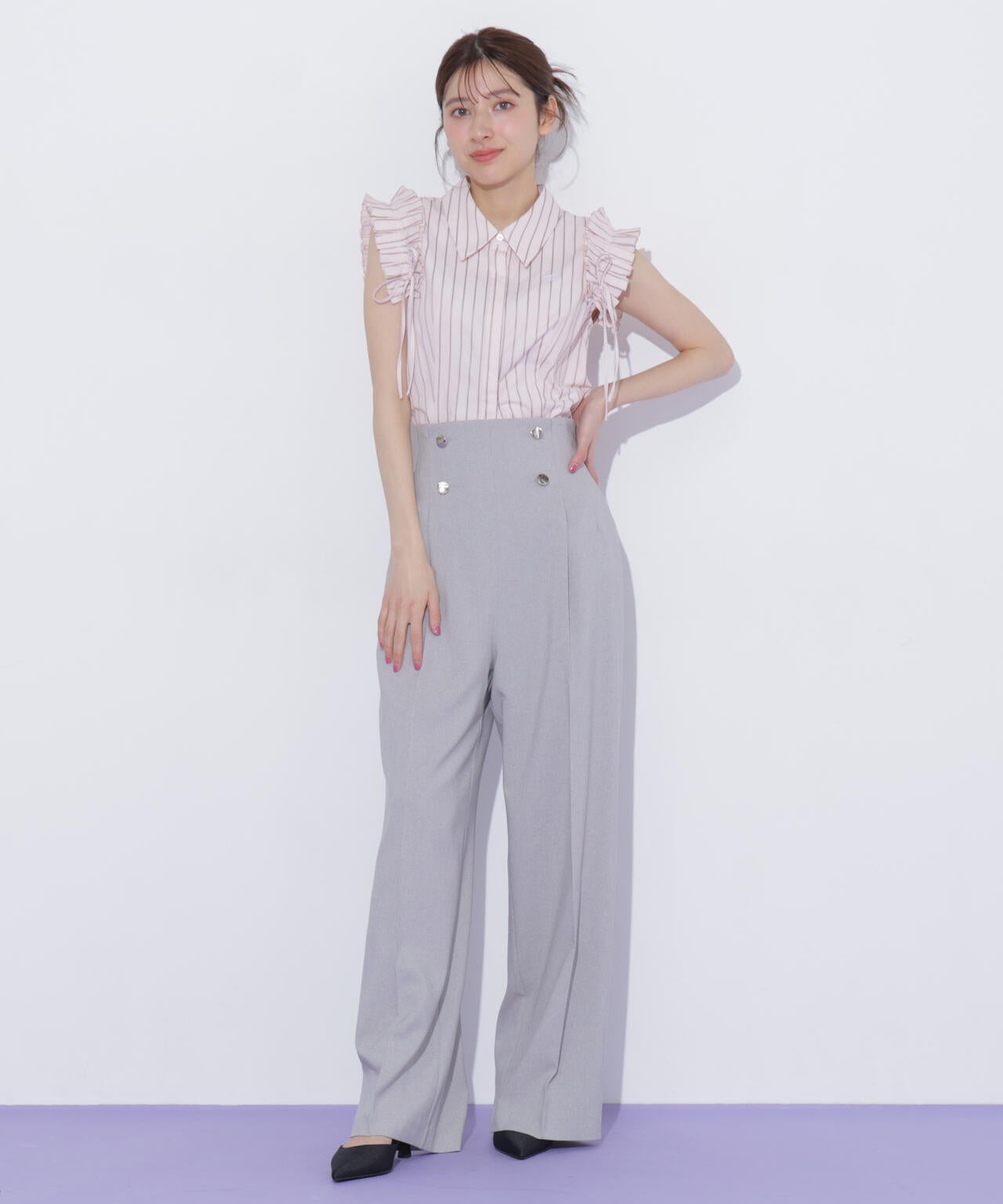 161cm 着用サイズ:FR