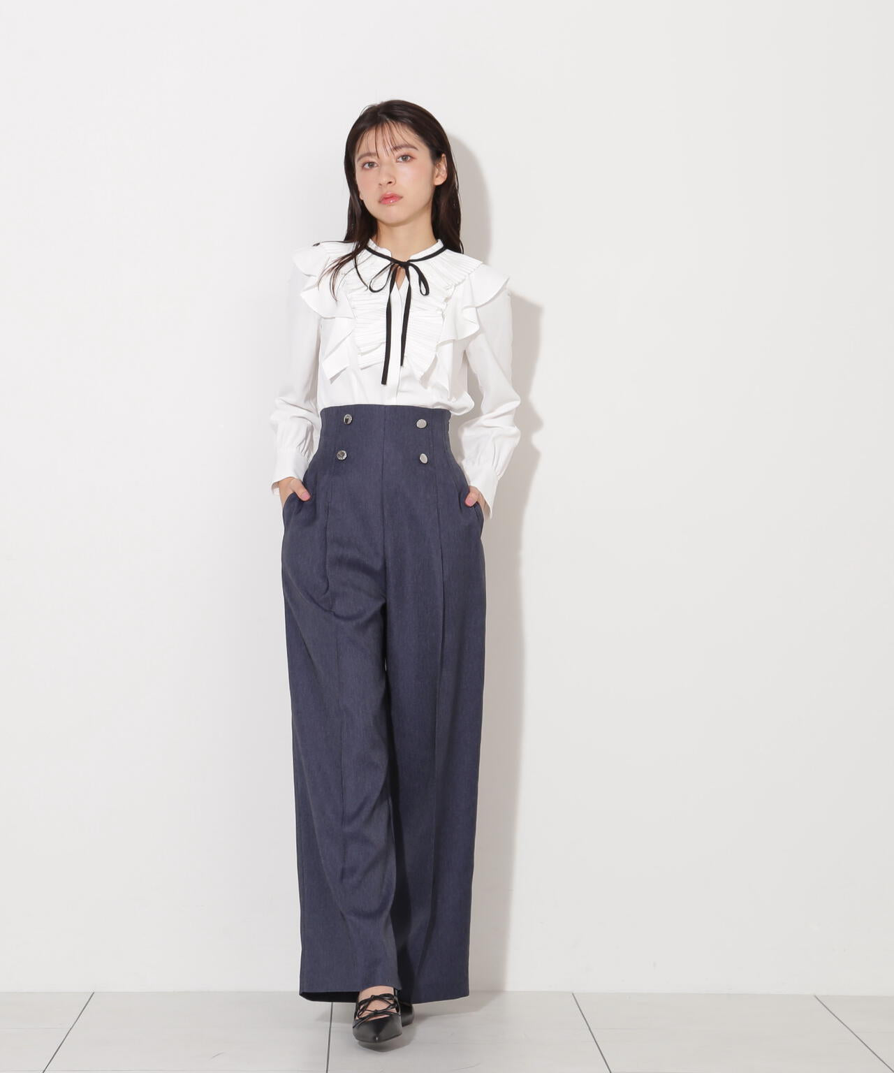 161cm 着用サイズ:FR