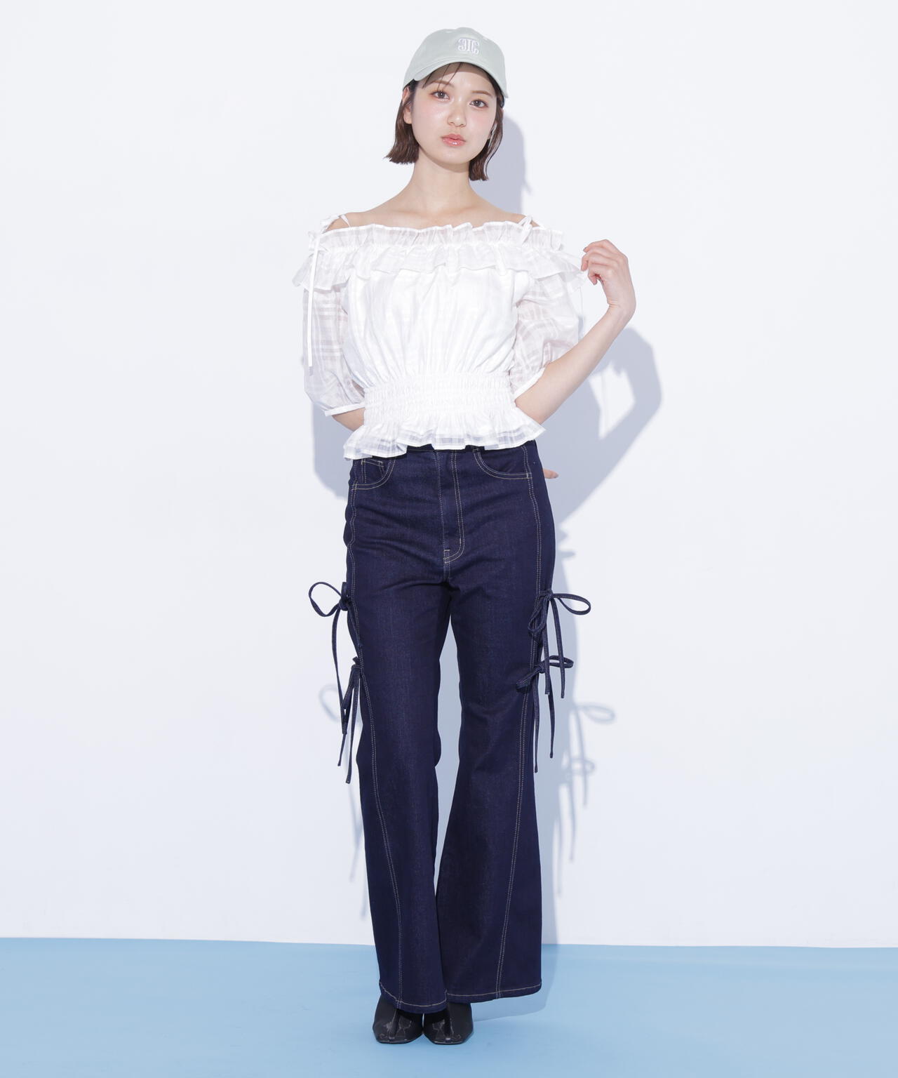 162cm 着用サイズ:FR
