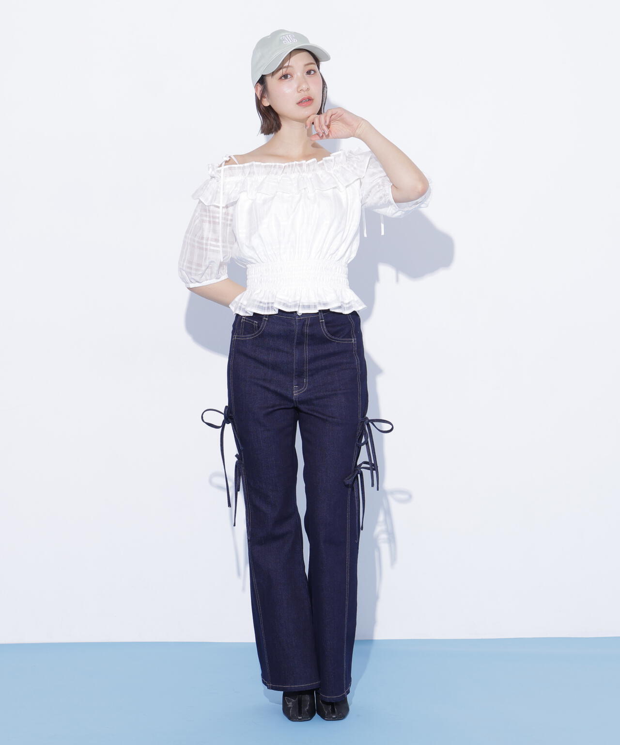 162cm 着用サイズ:FR