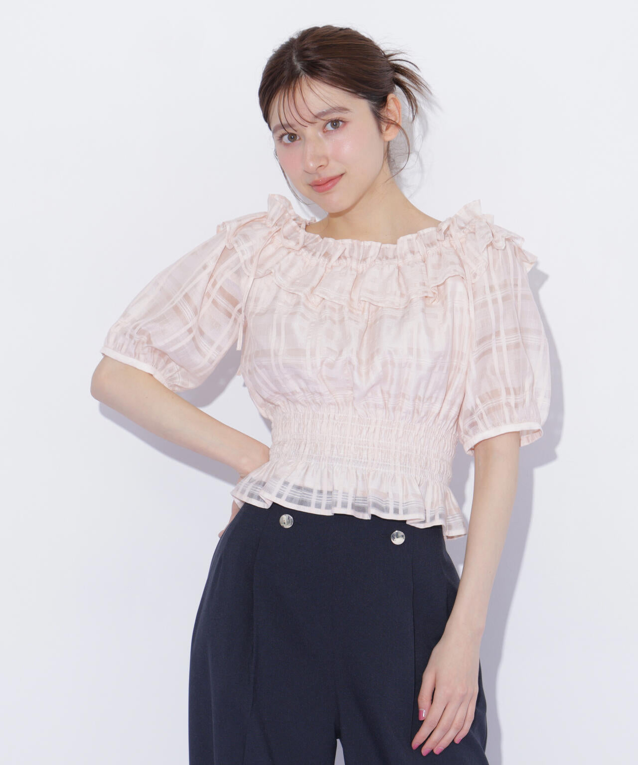 161cm 着用サイズ:FR