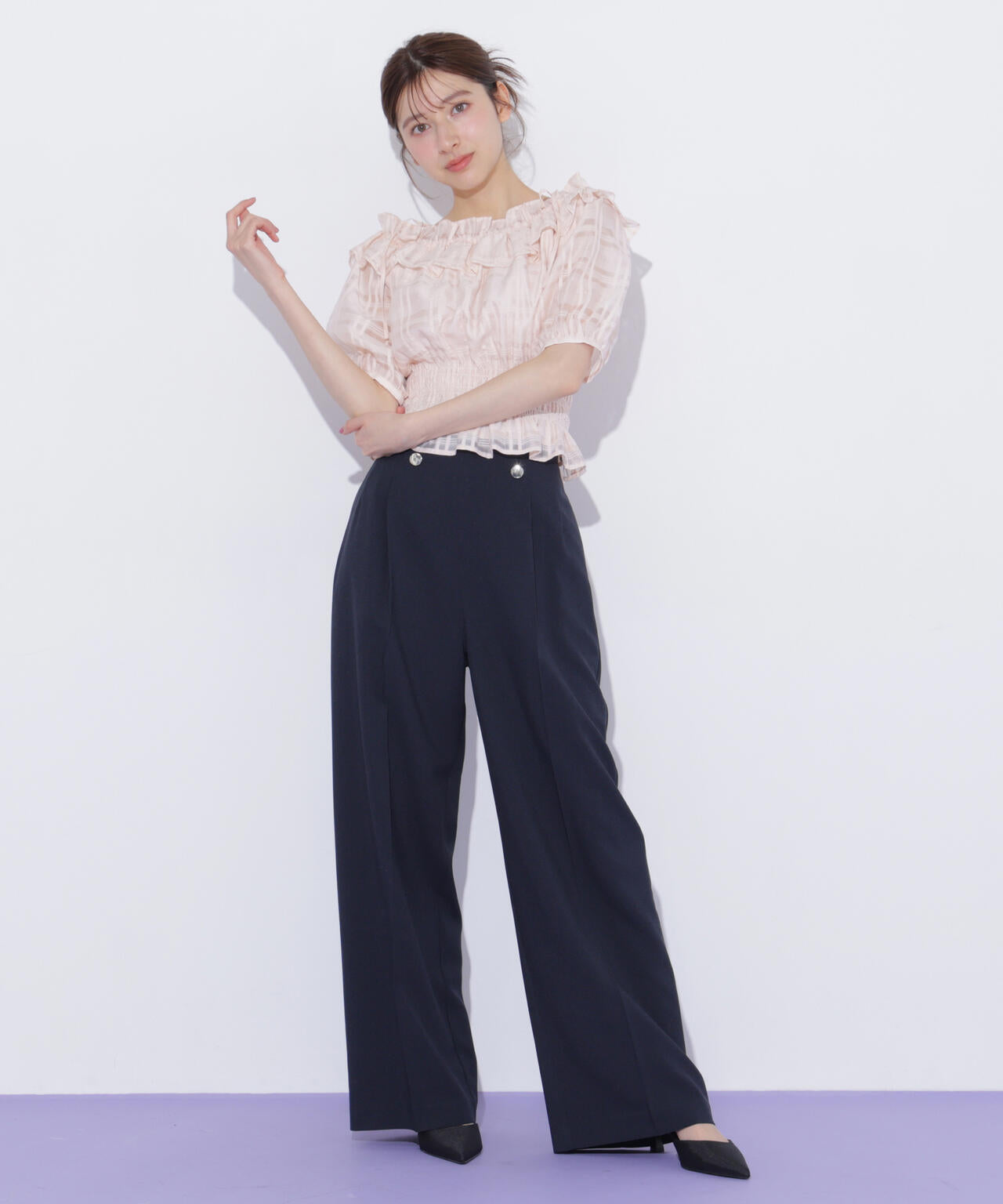 161cm 着用サイズ:FR