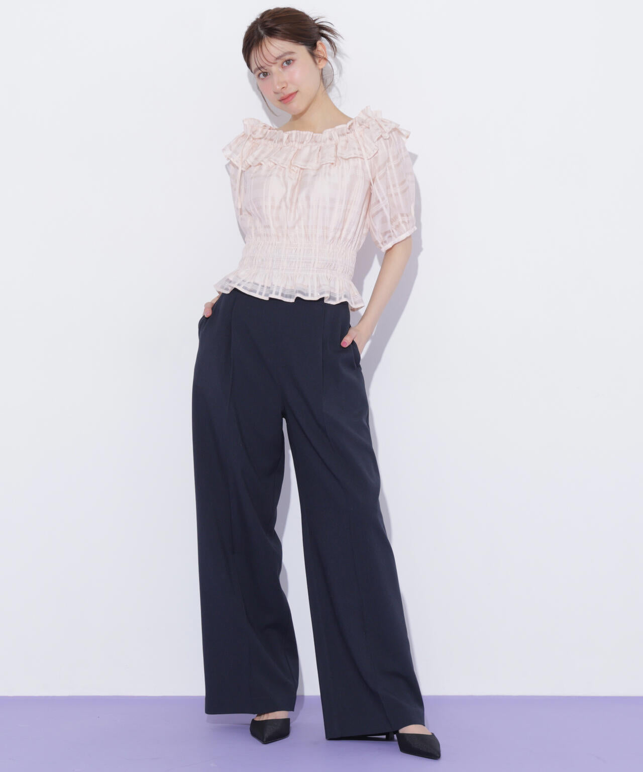 161cm 着用サイズ:FR