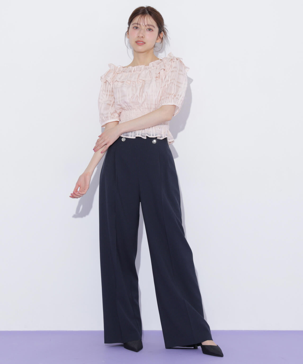 161cm 着用サイズ:FR