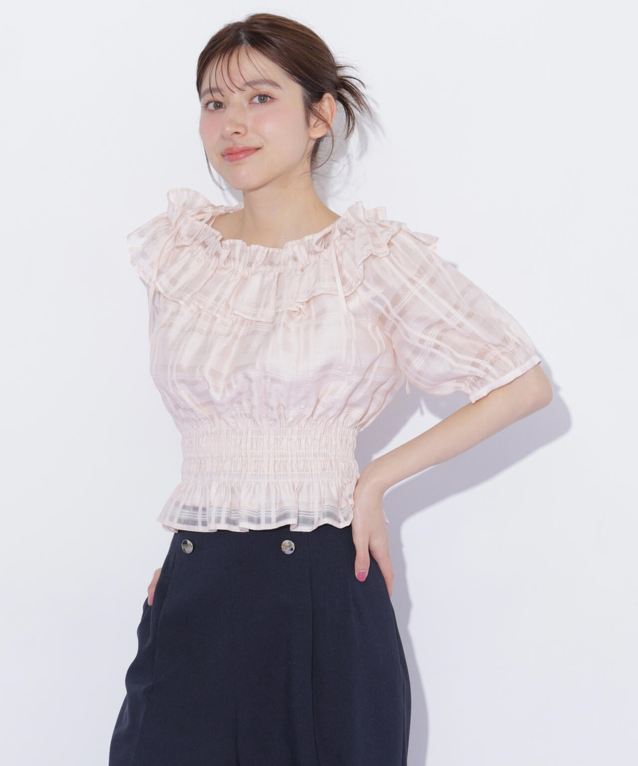 161cm 着用サイズ:FR