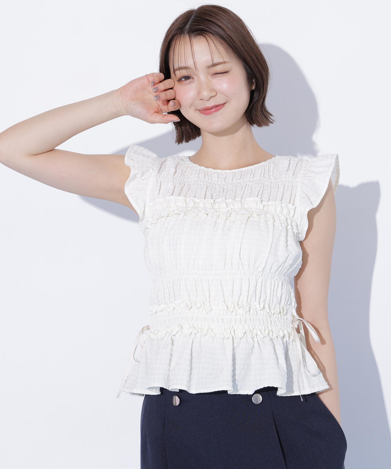 162cm 着用サイズ:FR