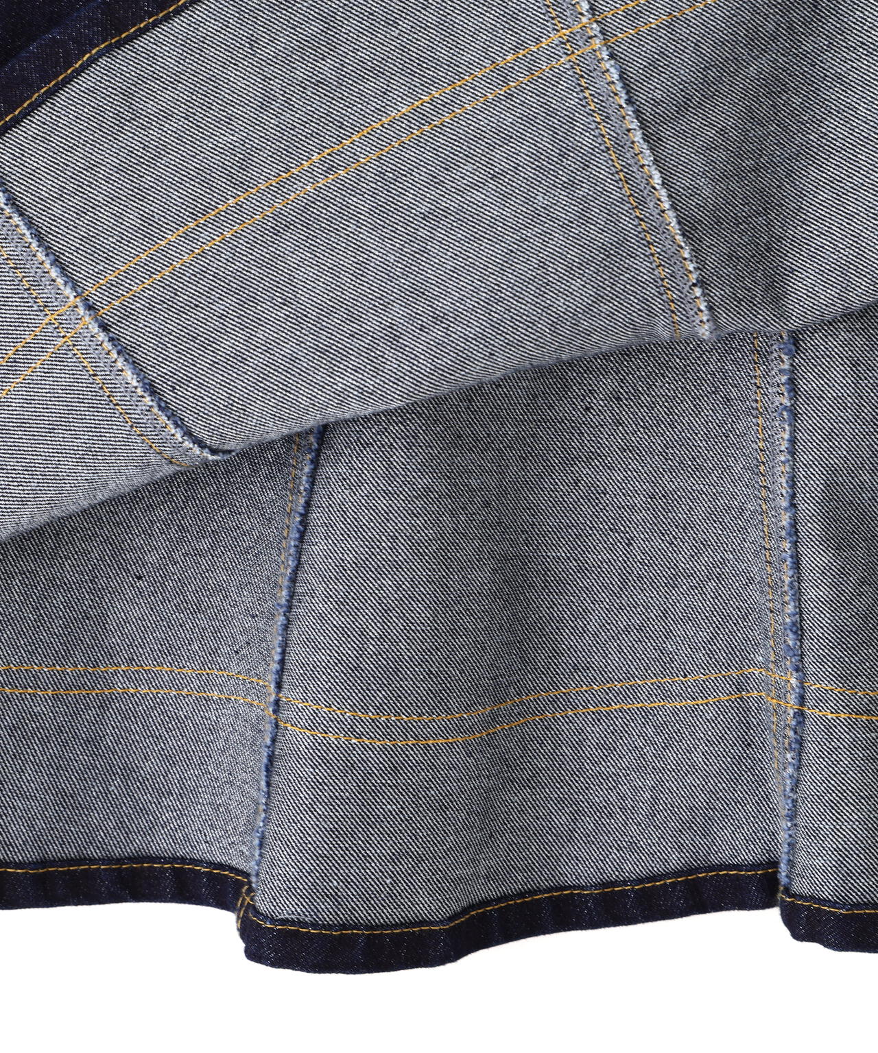 ハートボタンフレアミニスカート