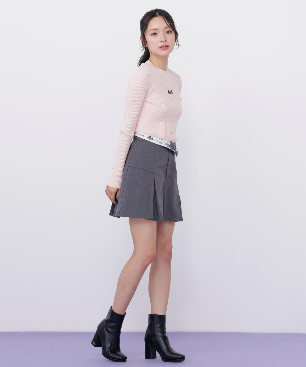 「Dickies × JILL by JILL STUART」別注タックミニスカート