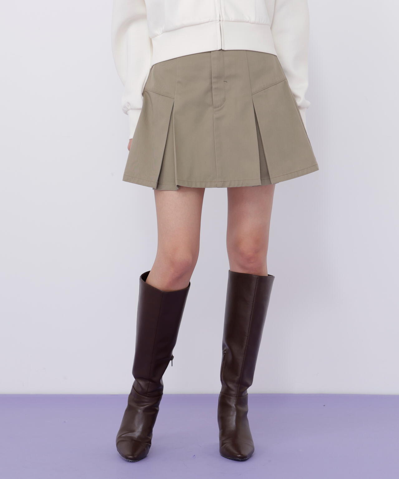 「Dickies × JILL by JILL STUART」別注タックミニスカート