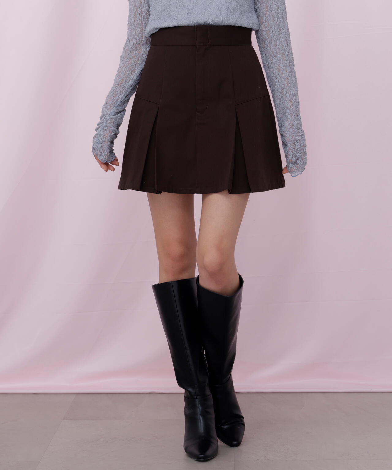 「Dickies × JILL by JILL STUART」別注タックミニスカート