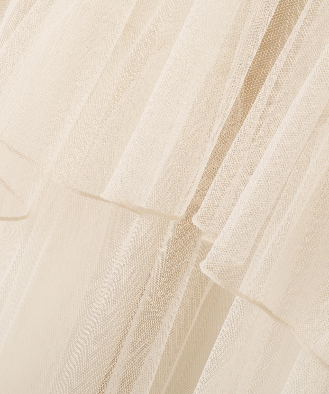 チュールランダムティアードスカート