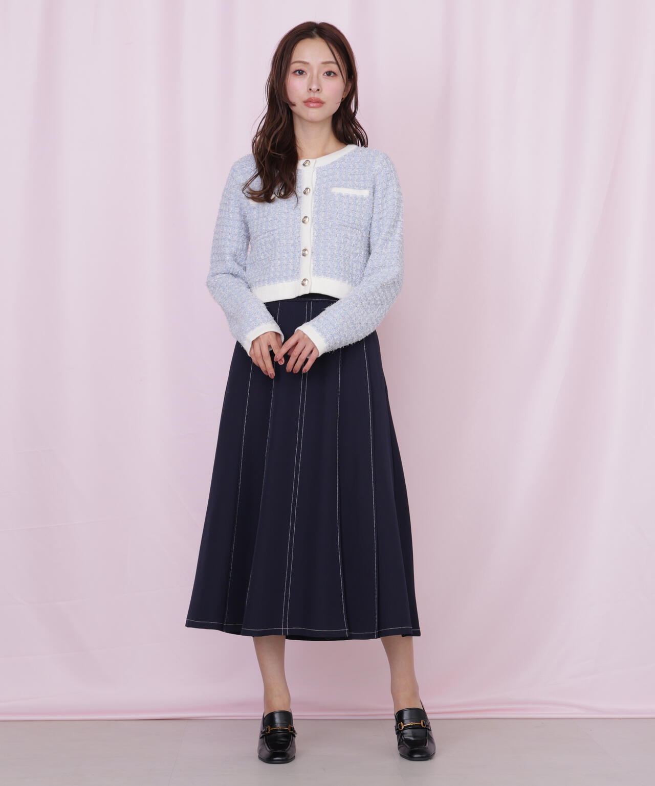 <セットアップ対応>ベーシックツイルスカート