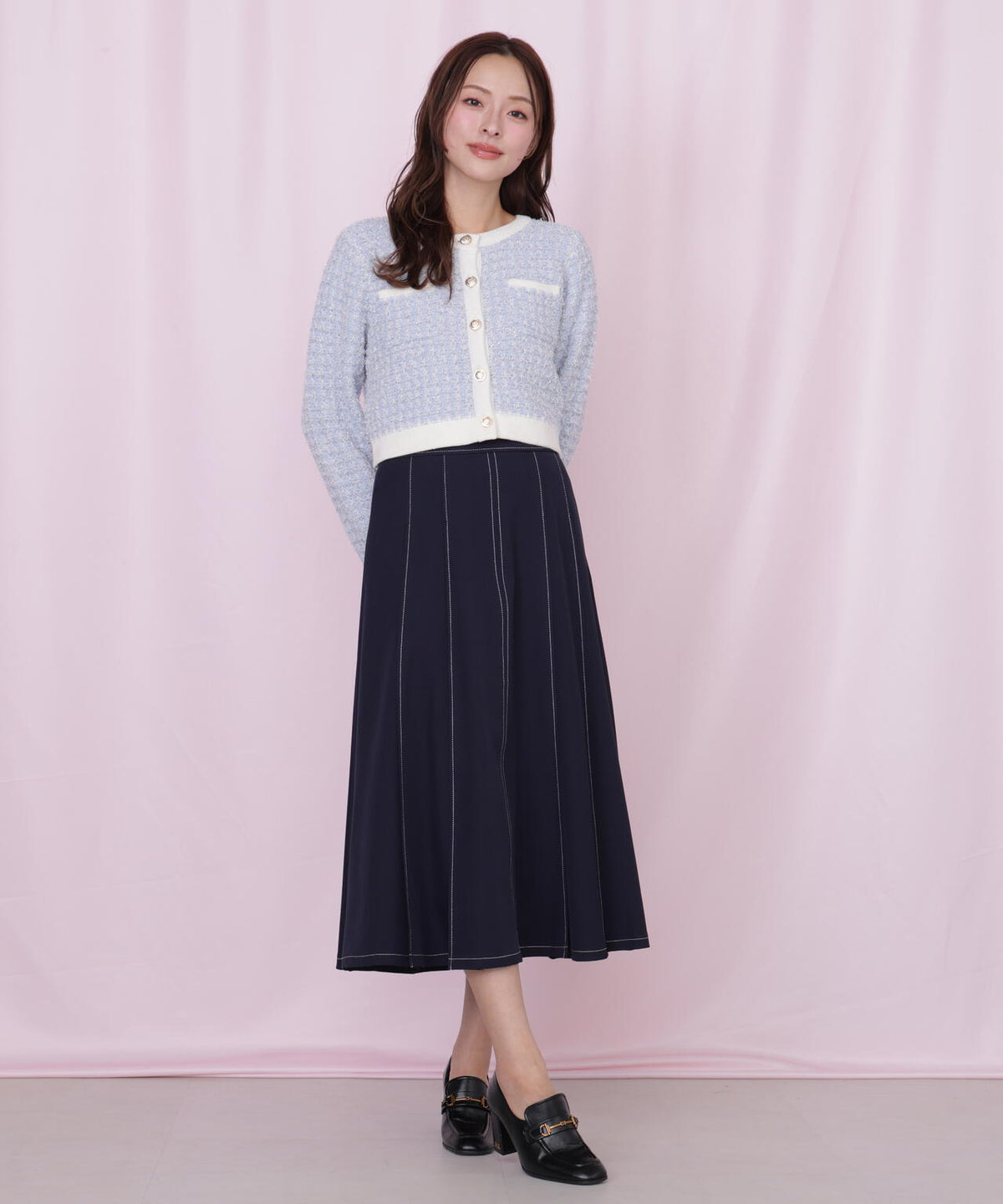 <セットアップ対応>ベーシックツイルスカート