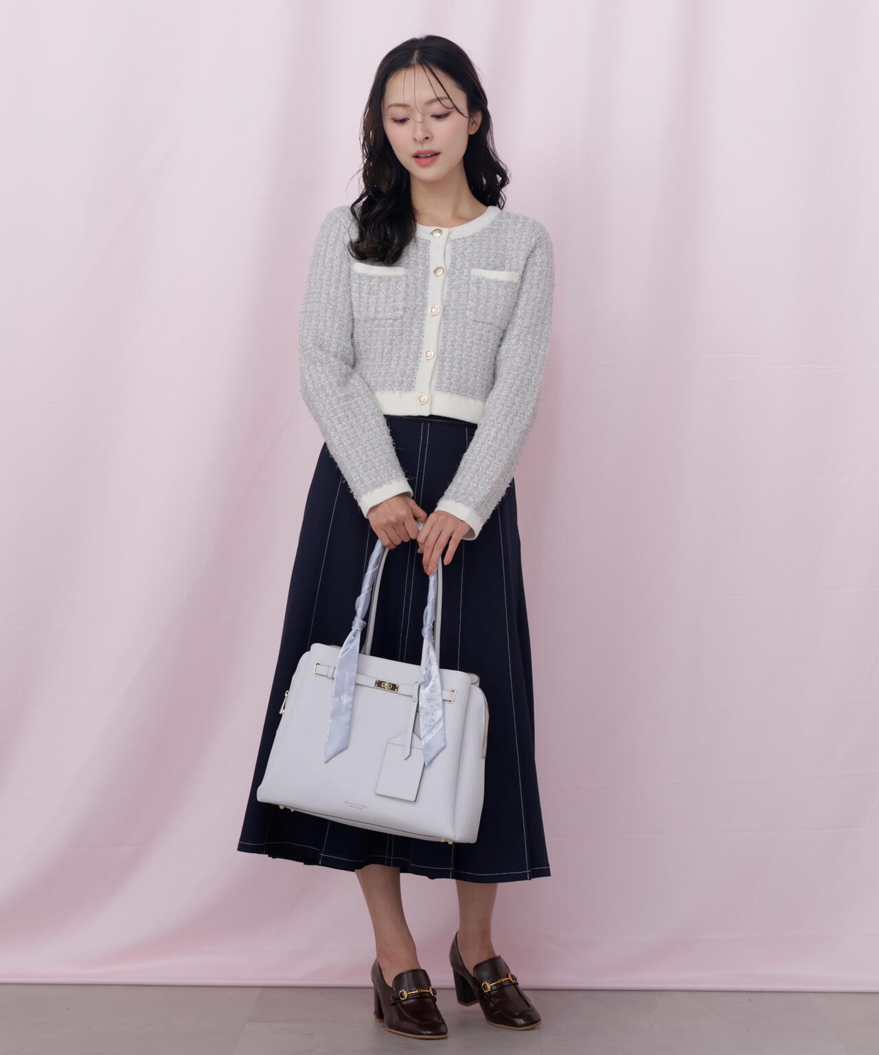 <セットアップ対応>ベーシックツイルスカート