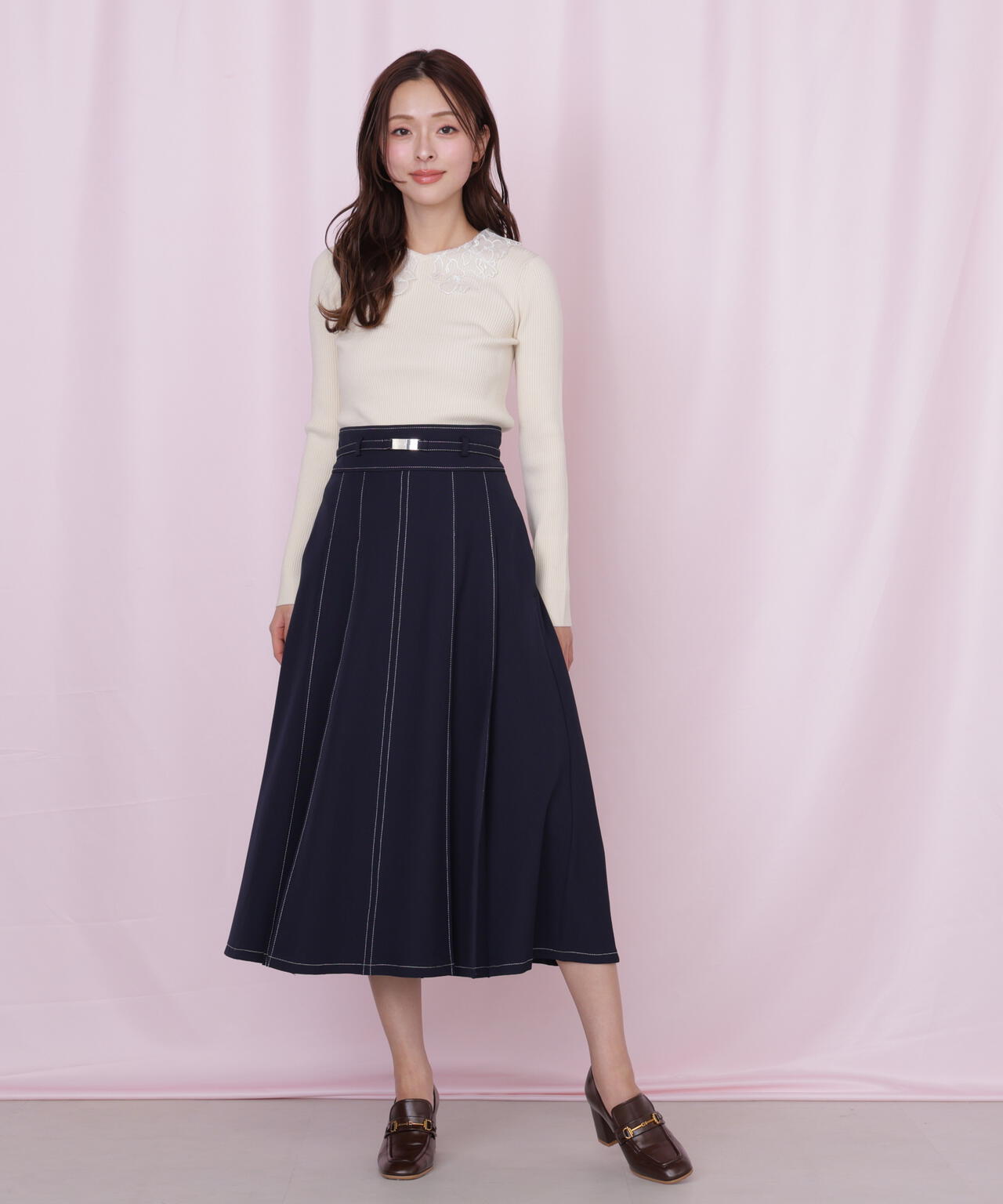 <セットアップ対応>ベーシックツイルスカート