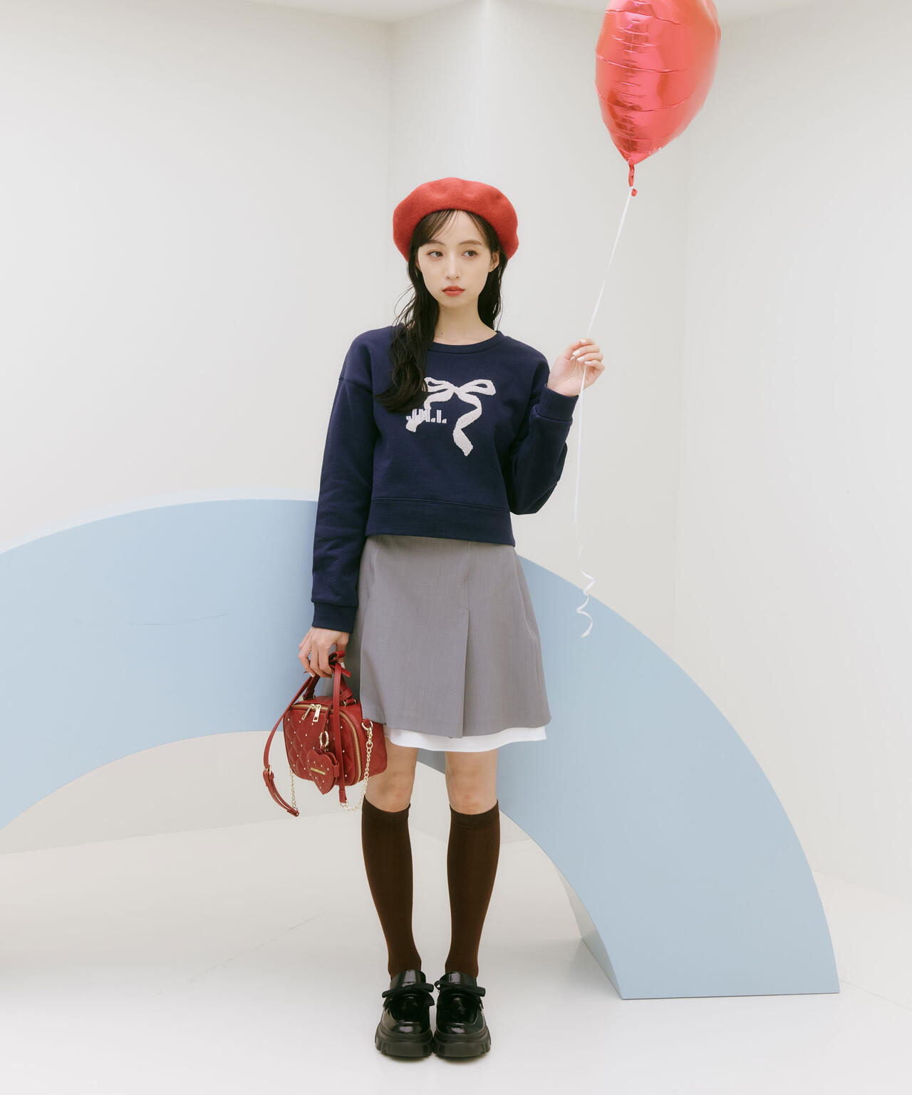 <セットアップ対応>ベーシックツイルスカート